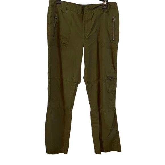 Lauren Ralph Lauren‎ Sage Green Parachute Cargo Pants - Picture 1 of 9